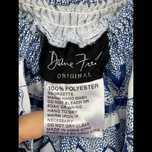 Diane freis bohemian dress medium - Picture 13 of 14